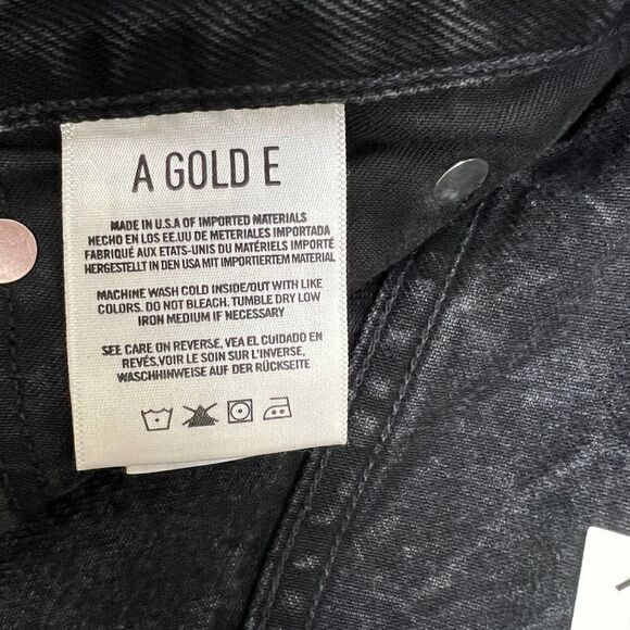 NewâAgolde Men USâ34 Black Jeans Tapered Slim Fit Denim WashedâCasualâCottonâ - Picture 14 of 14